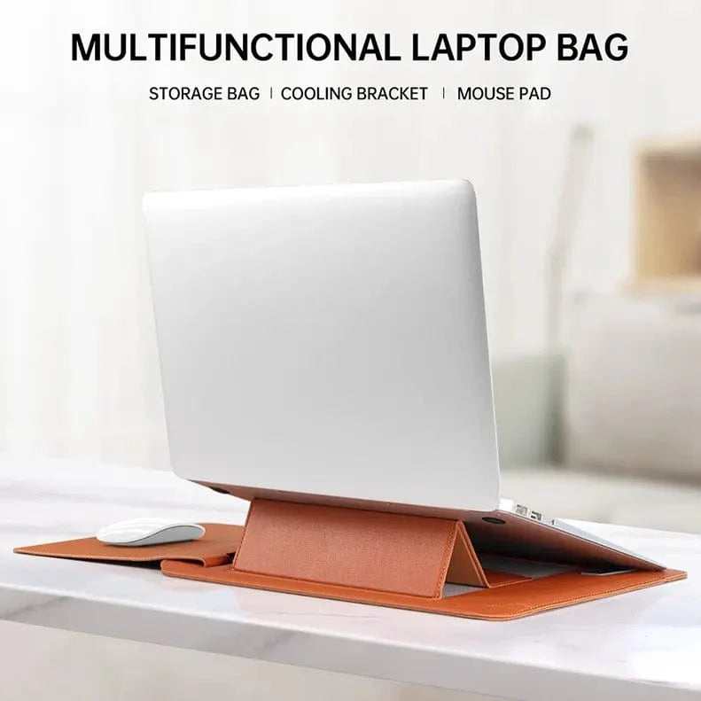 Multifunctional Laptop Sleeve Adjustable Stand up-to 13-inch laptop