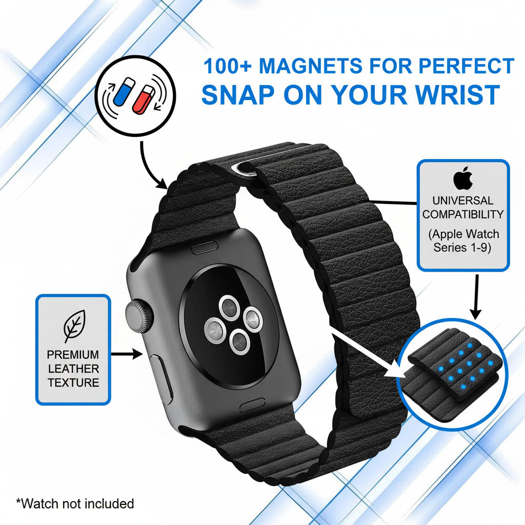 Leather Texture Magnetic Loop