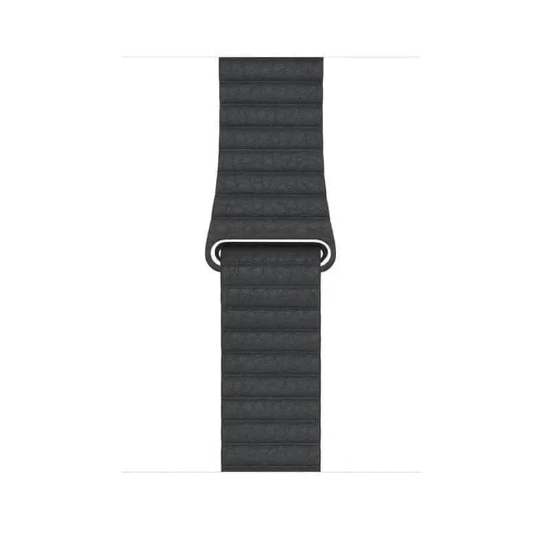 Leather Texture Magnetic Loop Dark Grey