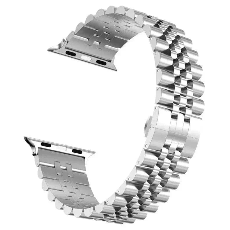 Metal Link Bracelet Chain Silver