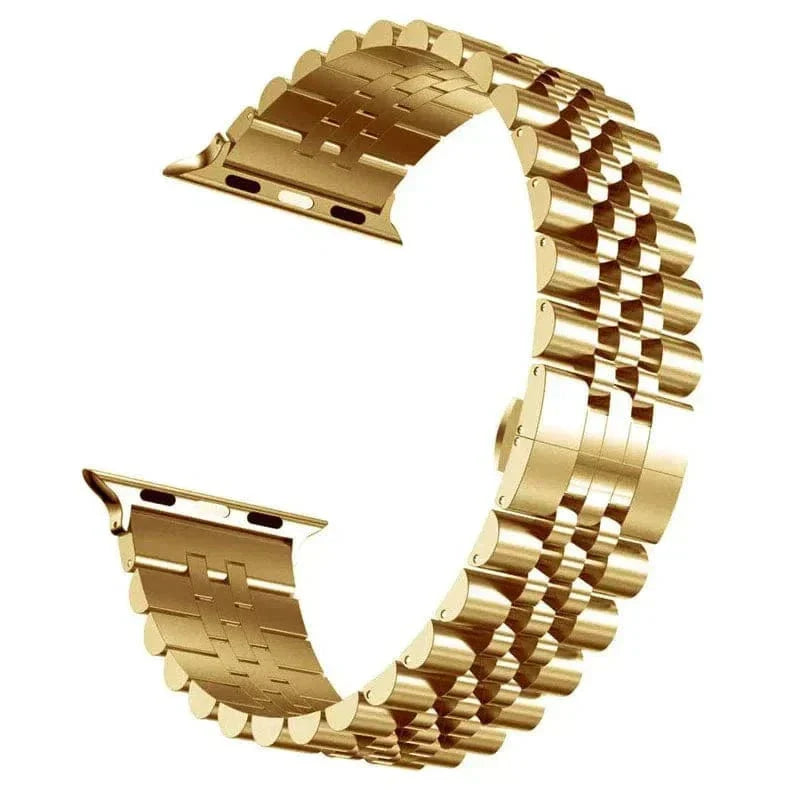 Metal Link Bracelet Chain Gold
