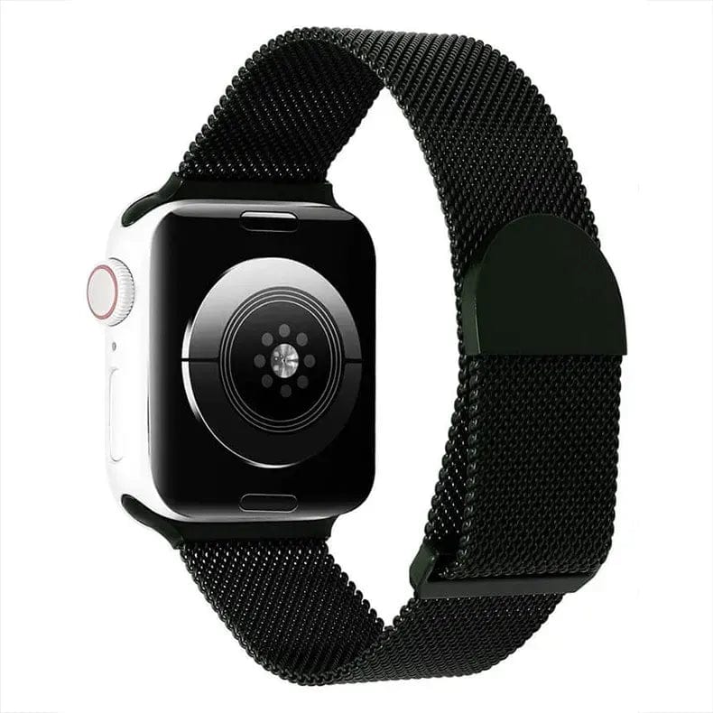 Milanese Magnetic Loop Round Midnight Green