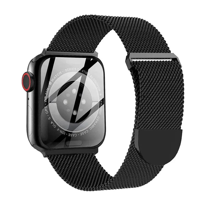 Milanese Magnetic Loop Round Black