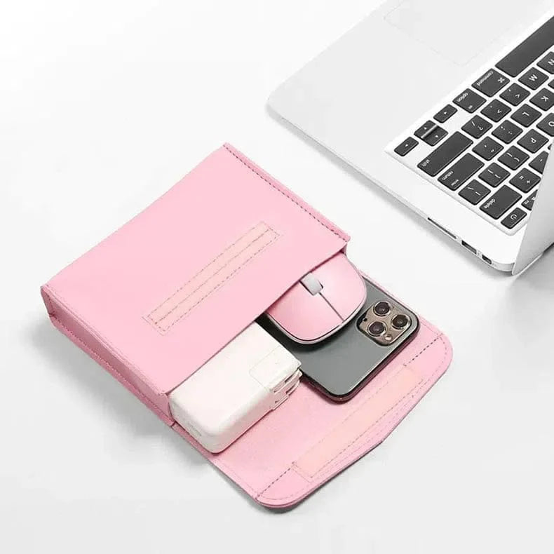 PU Leather Envelope Laptop Sleeve for up-to 13-inch laptop