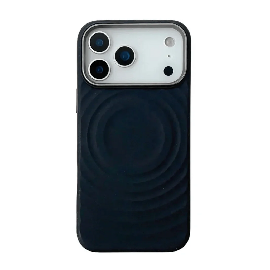 Ripple Magsafe Silicone Case iPhone 17 Pro Max Black