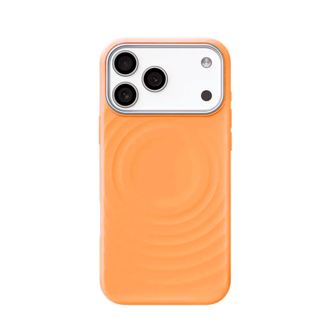Ripple Magsafe Silicone Case iPhone 17 Pro Max Cosmic Orange