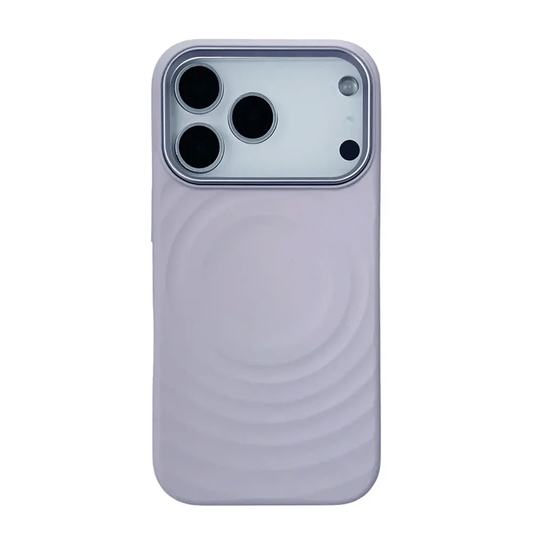 Ripple Magsafe Silicone Case iPhone 17 Pro Max Light Purple
