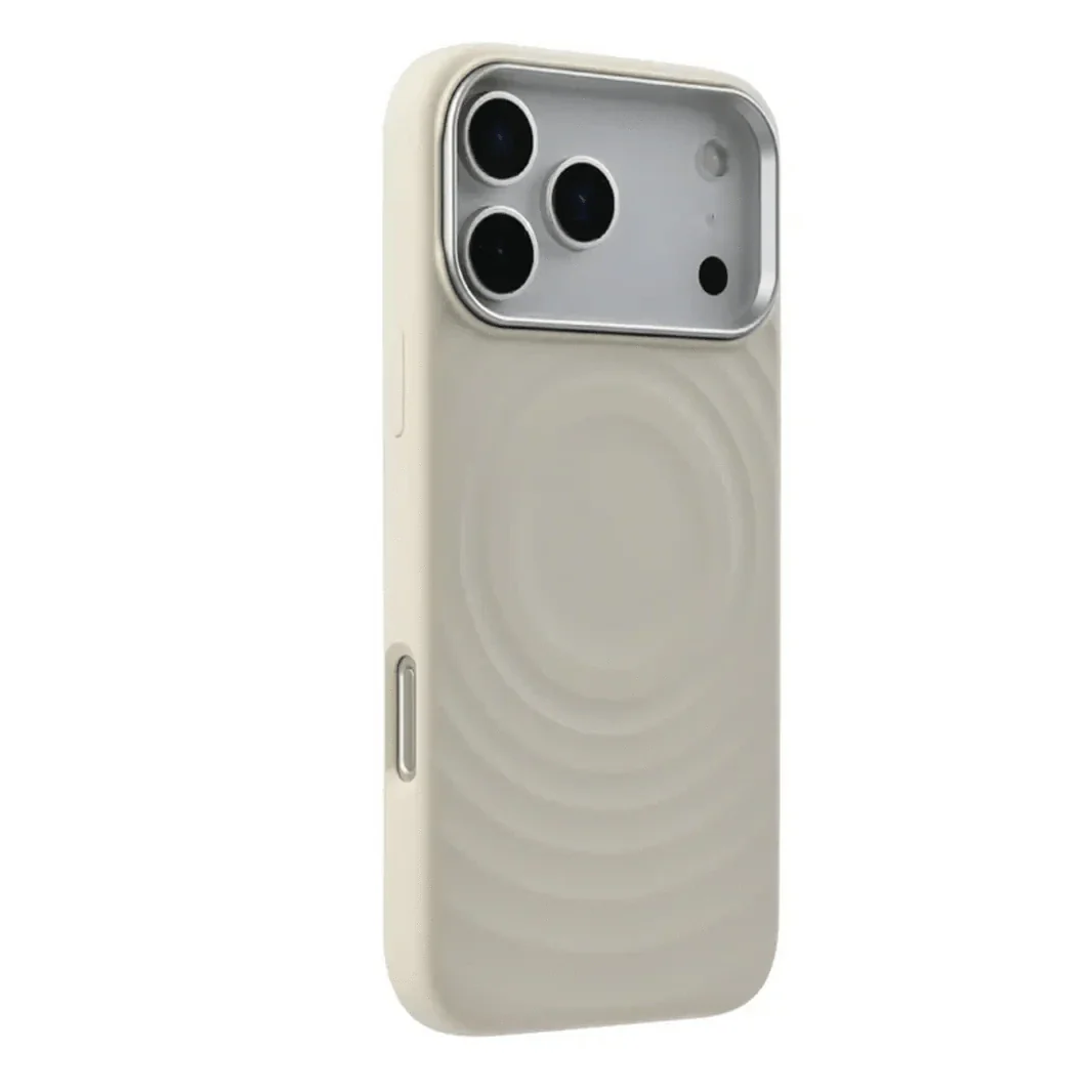 Ripple Magsafe Silicone Case iPhone 17 Pro Max Off White