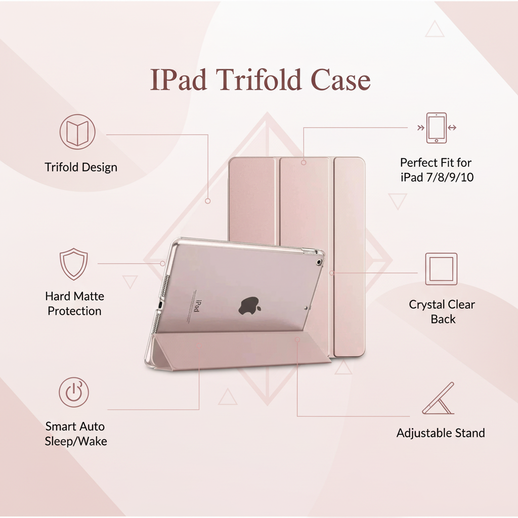Smart Trifold Flip Case
