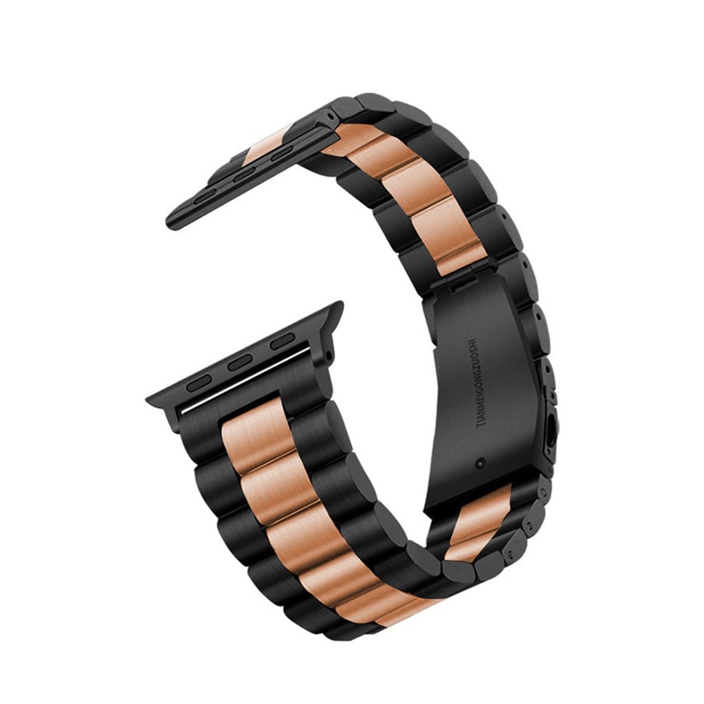 Stainless Steel Metal Bracelet Black Bronze Gold