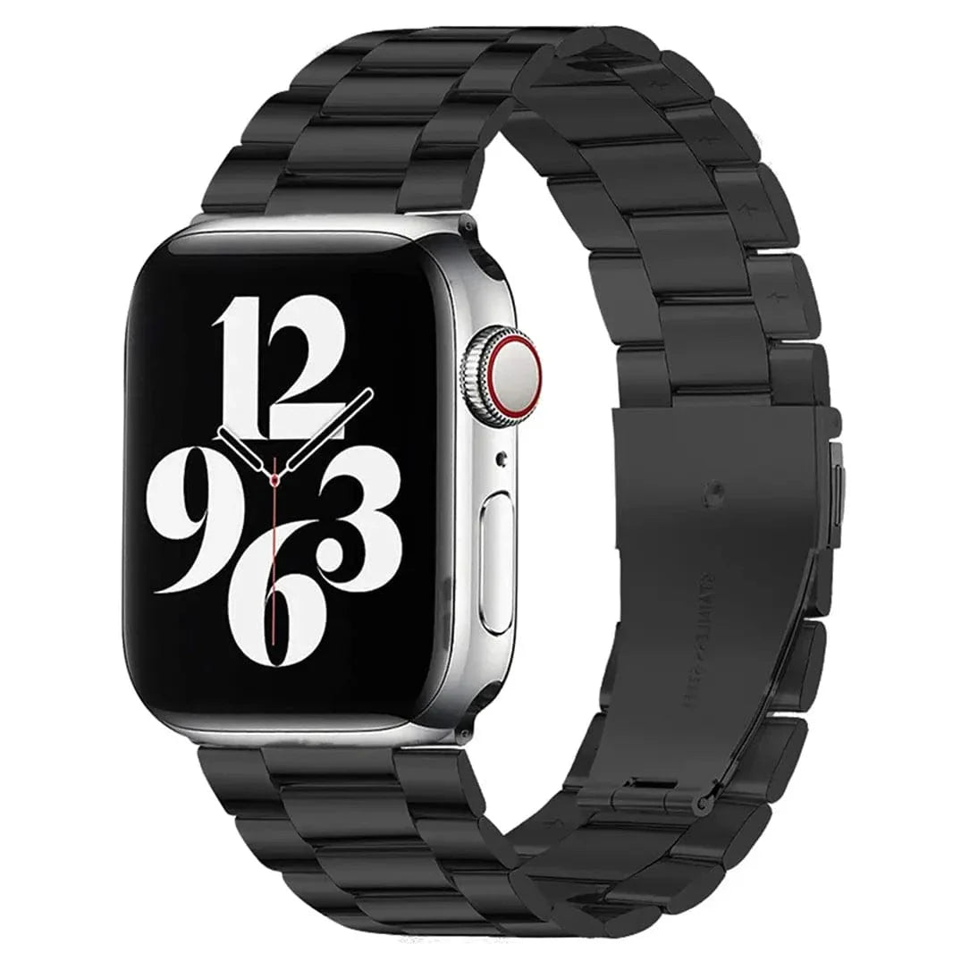 Stainless Steel Metal Bracelet Matte Black