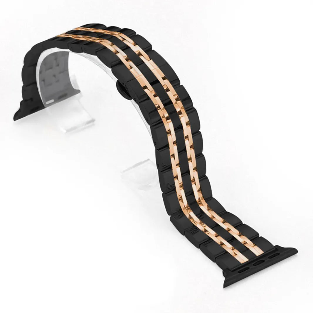 Stainless Steel 7 Link Bracelet Black Bronze