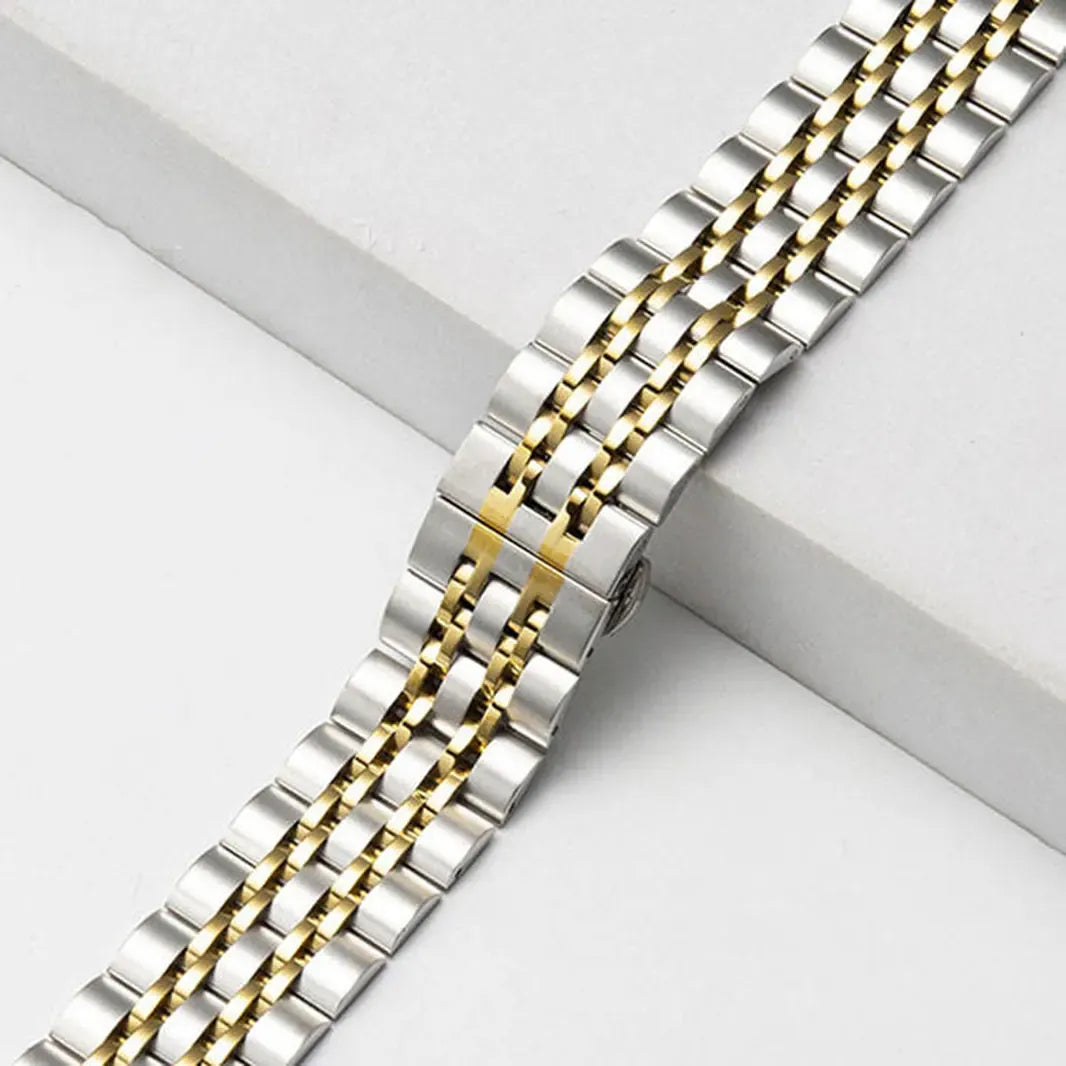 Stainless Steel 7 Link Bracelet Gold Silver