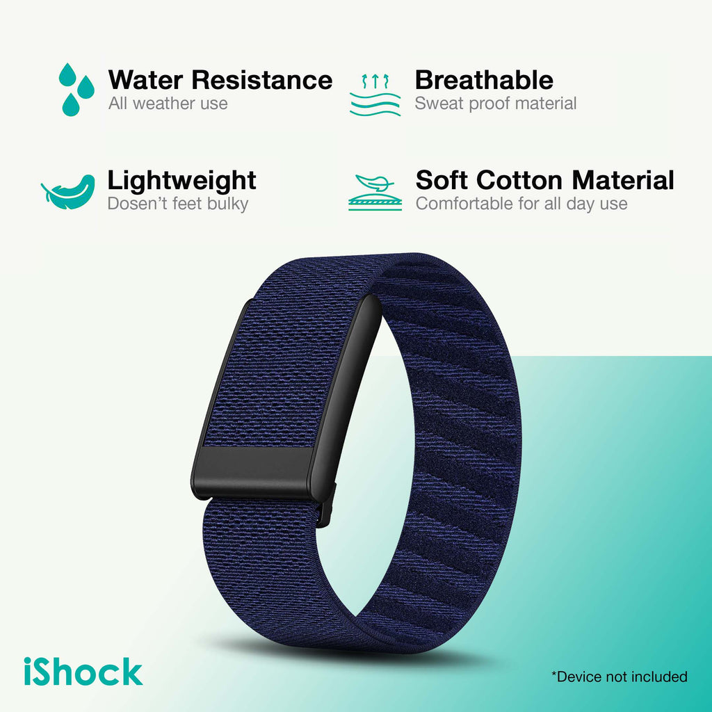 Nylon Sports Loop for Whoop 5.0 ONE | 5.0 PEAK ( Black - Navy )