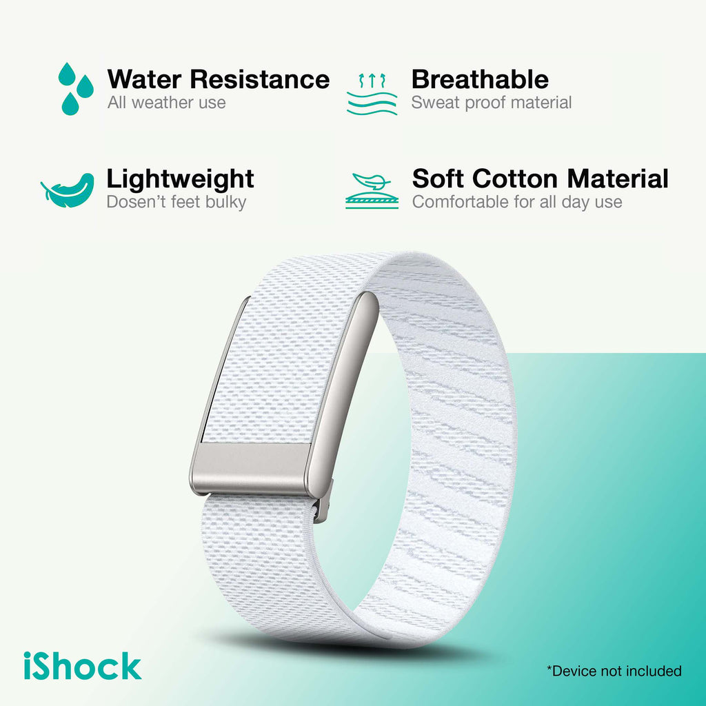 Nylon Sports Loop for Whoop 5.0 ONE | 5.0 PEAK ( Titanium - White )