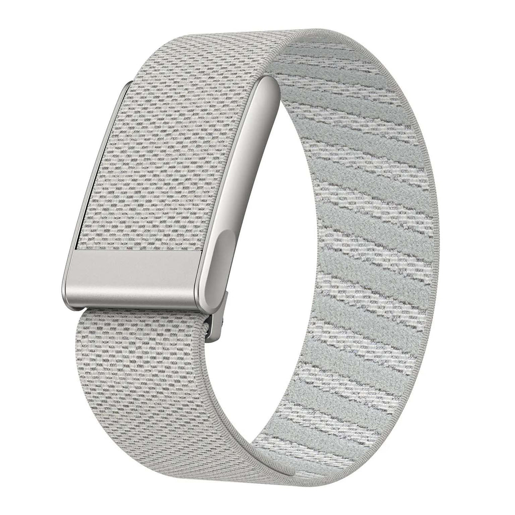 Nylon Sports Loop for Whoop 5.0 MG | 5.0 LIFE ( Titanium - Off White )