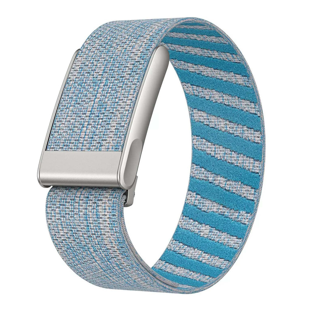 Nylon Sports Loop for Whoop 5.0 MG | 5.0 LIFE ( Titanium - Sky Blue )