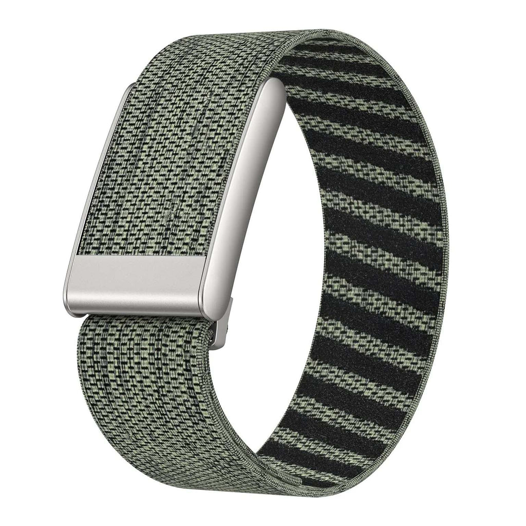 Nylon Sports Loop for Whoop 5.0 ONE | 5.0 PEAK ( Titanium - Olive Green )